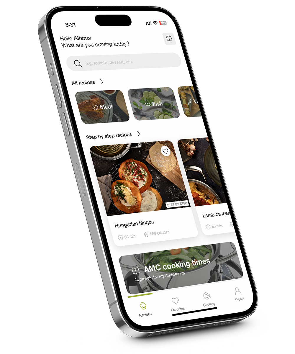 AMC Cook & Go App Vorschau englisch