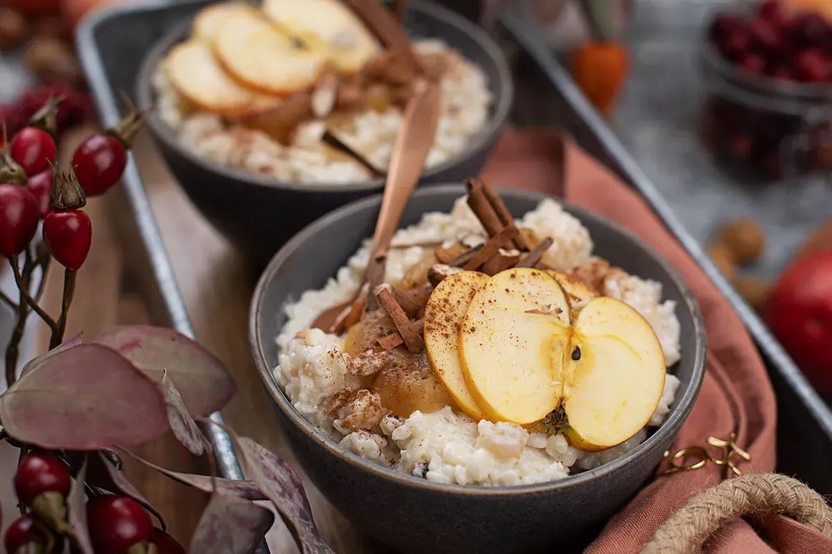 Gastblog: Cooking Catrin - Kinderleicht Apfelmilchreis mit Mandeln